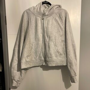 Gray Zip-Up Hoodie